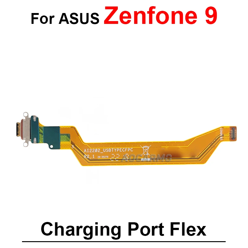 Dla ASUS Zenfone 9 10 Port ładowania Ładowarka Stacja dokująca Elastyczny kabel Części zamienne do naprawy — zdjęcie produktu 5