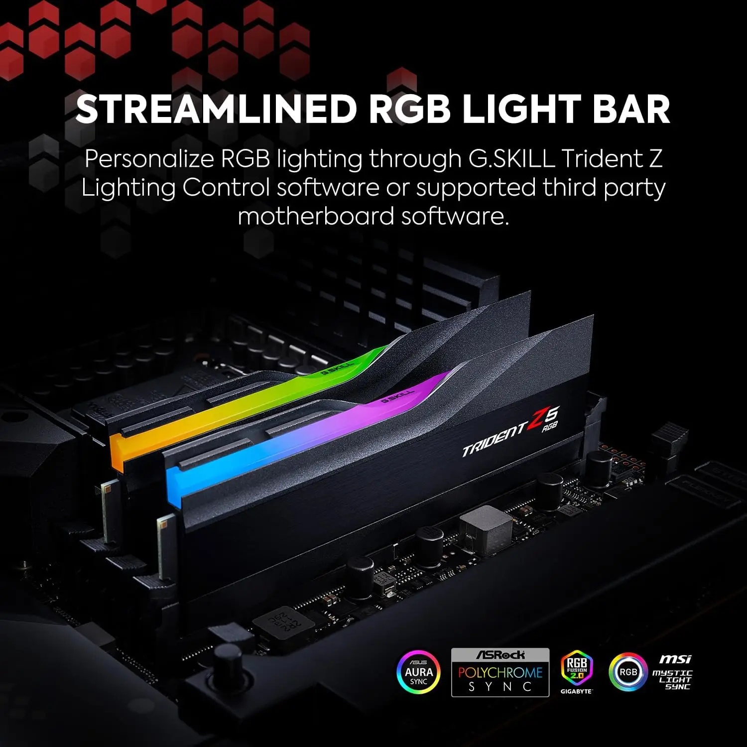 G.SKILL Trident Z5 RGB Series (Intel XMP 3.0) DDR5 RAM 32GB 