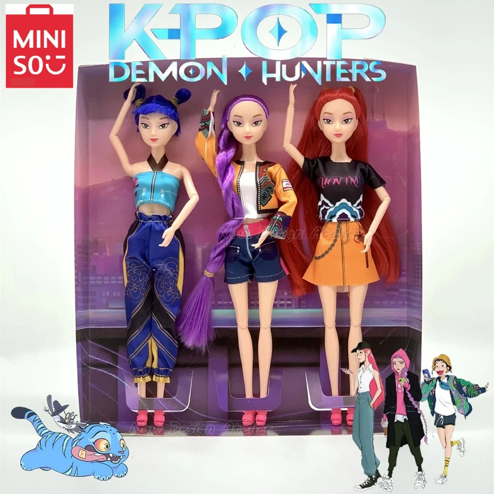 

2026 K-pop Demon Hunters Action Figure Toy Rumi Mira Zoey Figure Vinyl Toy DIY Fashion Dolls K Pop Demon Hunters For Fans Gift