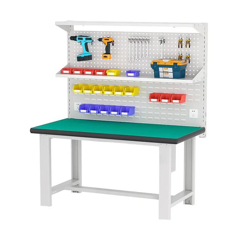 Plate fitter table Multifunctional processing table with drawer with lock with back plate