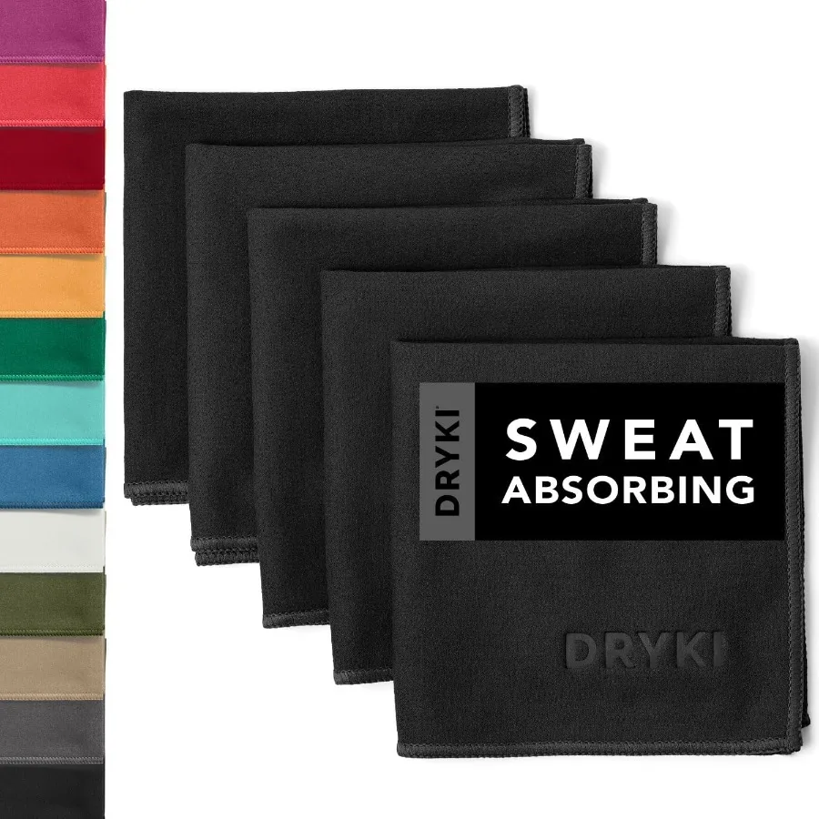 Sweat Absorbing Handkerchiefs The Original PocketSized Sweat Towels QuickDry Microfiber Sweat Rags for Face Hands Body Men Wome