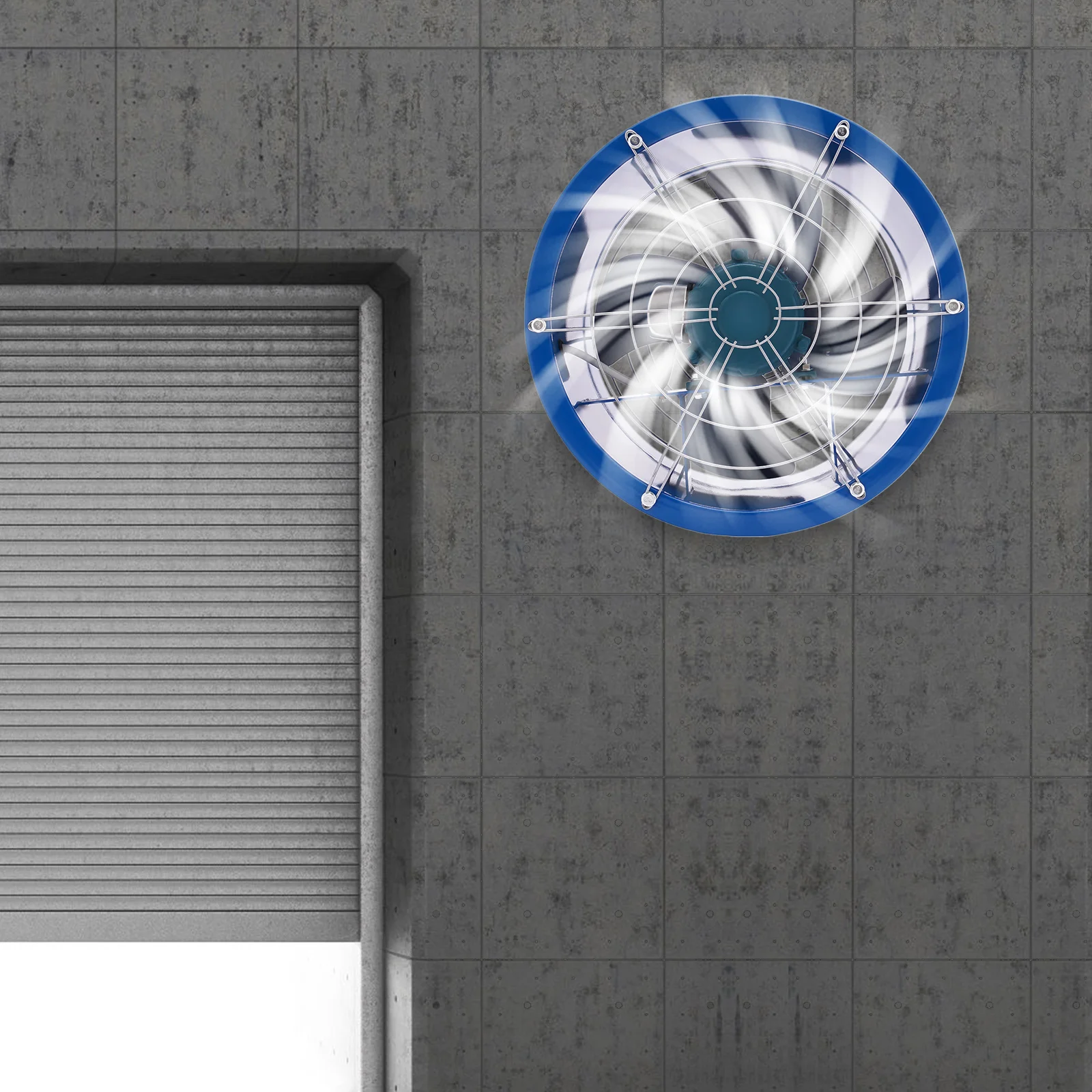 مروحة أنبوبية أسطوانية 370 وات 5400 م 3 ساعة من الفولاذ الكربوني لتدفق الهواء لأنظمة التهوية الصناعية #6