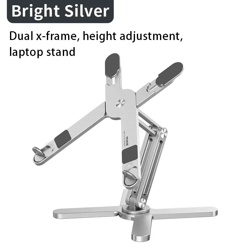 Laptop Stand 360°Rotating Portable Notebook Bracket Heat Dissipation Folding Aluminum Holder Suitable for Macbook Air Pro Tablet