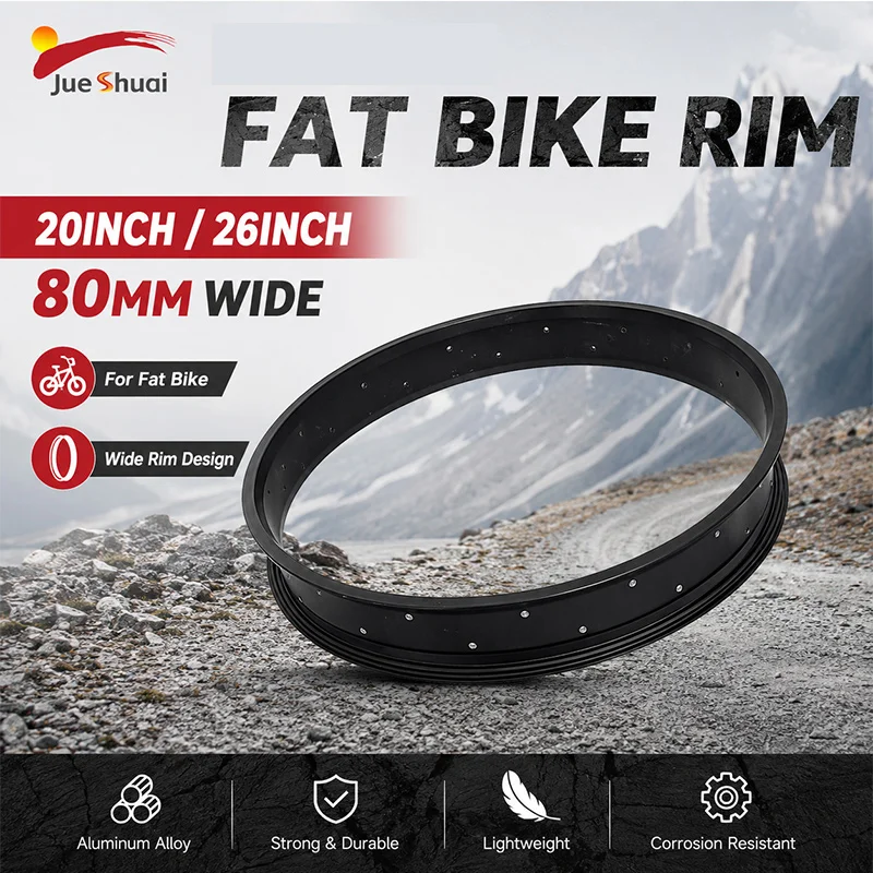 

Fat Bike 36 Holes Snow Bike Wheel Rim 20*4.0 26*4.0 Rims Aluminum Alloy Material Bike Accessories
