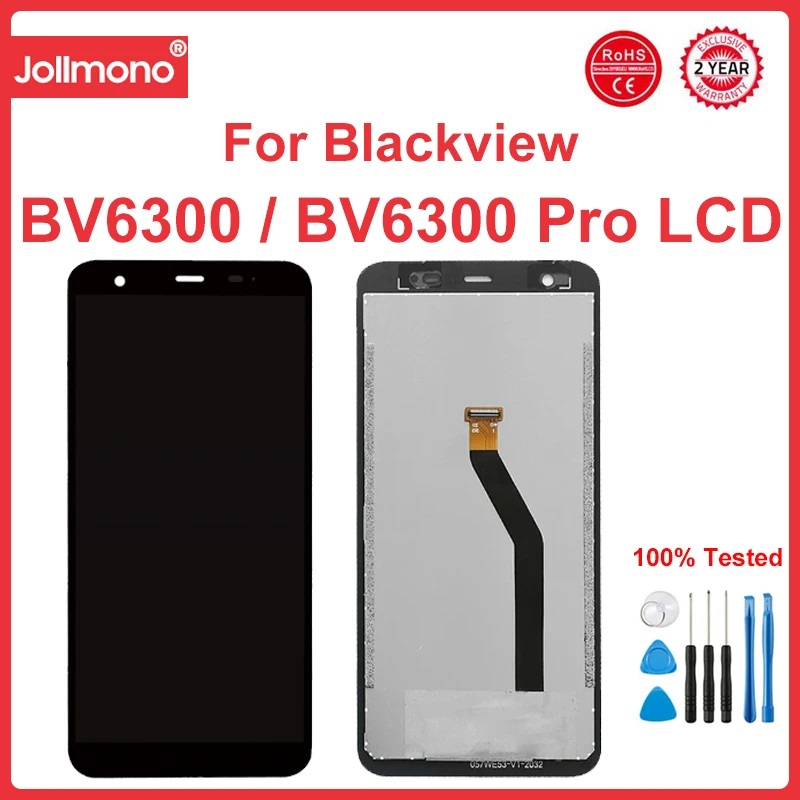 

100% Tested For Blackview BV6300 / BV6300 PRO LCD Display Touch Screen Assembly Replace For BV6300Pro LCD 057WE53-7300202603