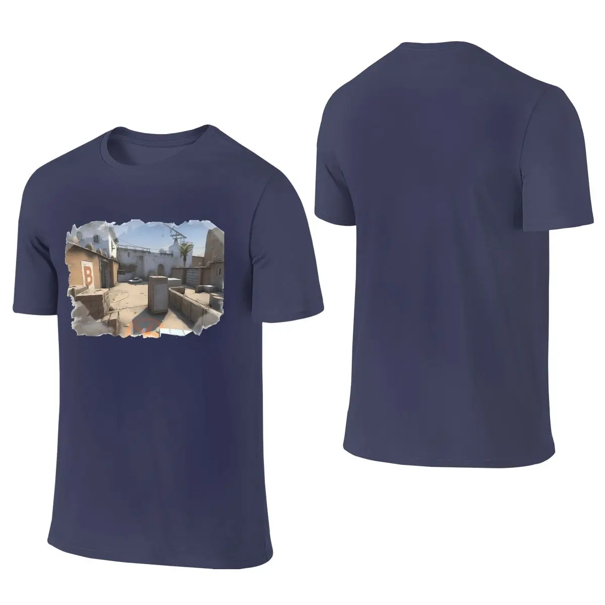 Counter Strike Global Offensive Drapey Reversible T-shirt Street Trendy Cool   Shirt