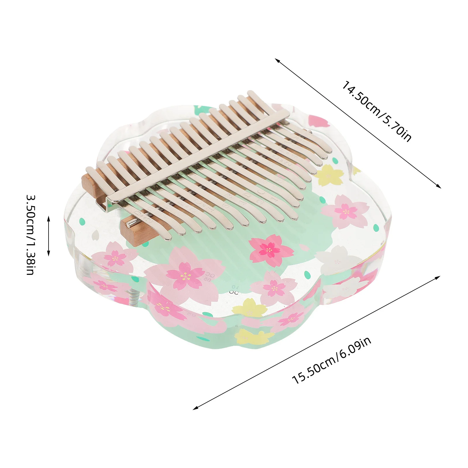 Set Kalimba per Principianti, Mini Pianoforte da Dito, Strumento Musicale Leggero e Portatile per Bambini, Decorazione per la Casa