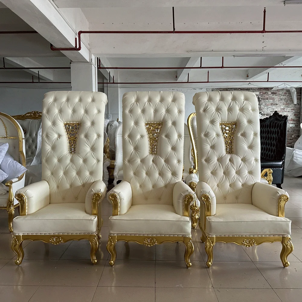 

Modern Luxury Black King Throne Chair For Bride And Groom For Wedding Dining Outdoor Living Room Hotel-for Hall And Bedroom