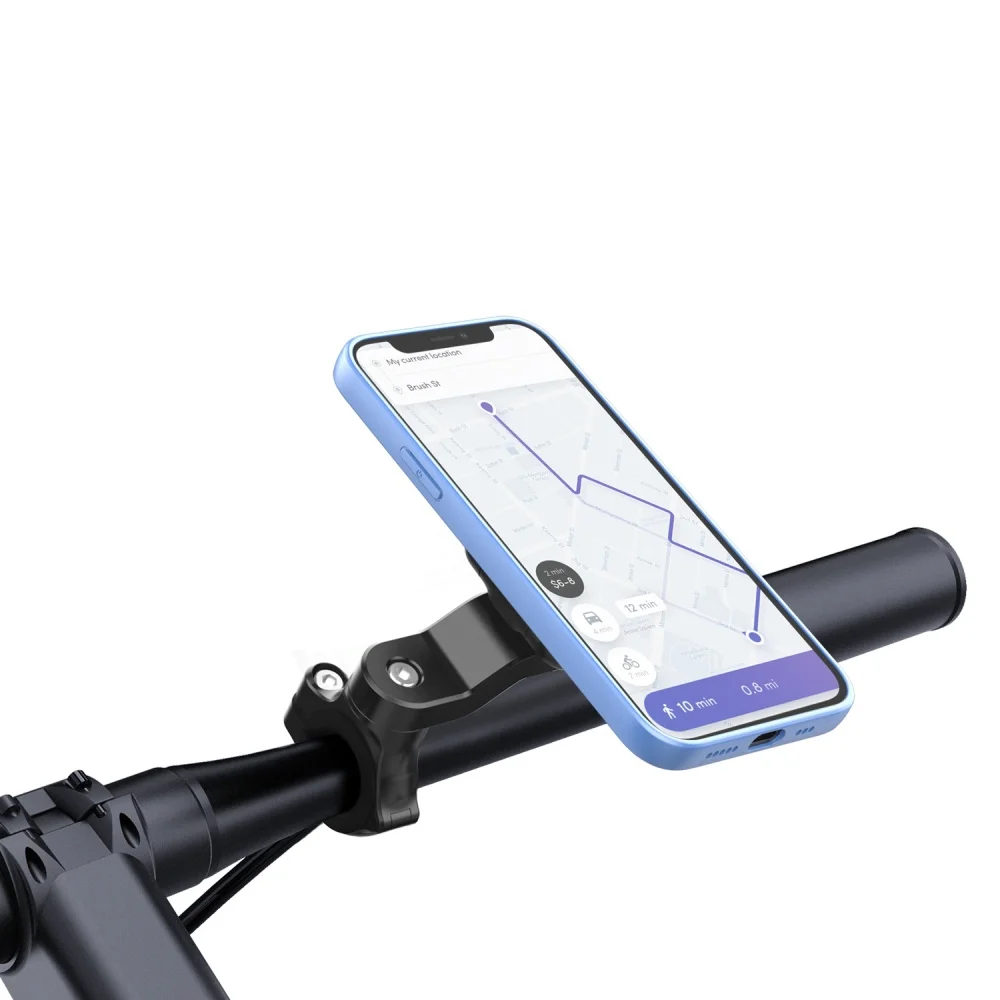 Magnetischer Telefonhalter für Fahrrad, Mountainbike, Telefonhalterung, Ständer, Motorrad, Roller, Lenkerhalterung, Schnellverschluss, Lösen Sie Ihre Hände frei – Detail 12