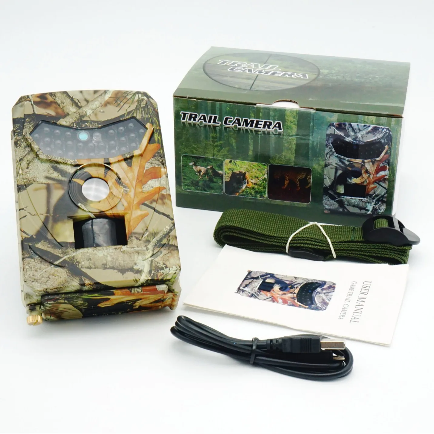 

2.0 Inch Screen Trail Hunting Camera With Night Vision PIR Detection Wildlife Monitoring IP56 Waterproof Surveillance Cam