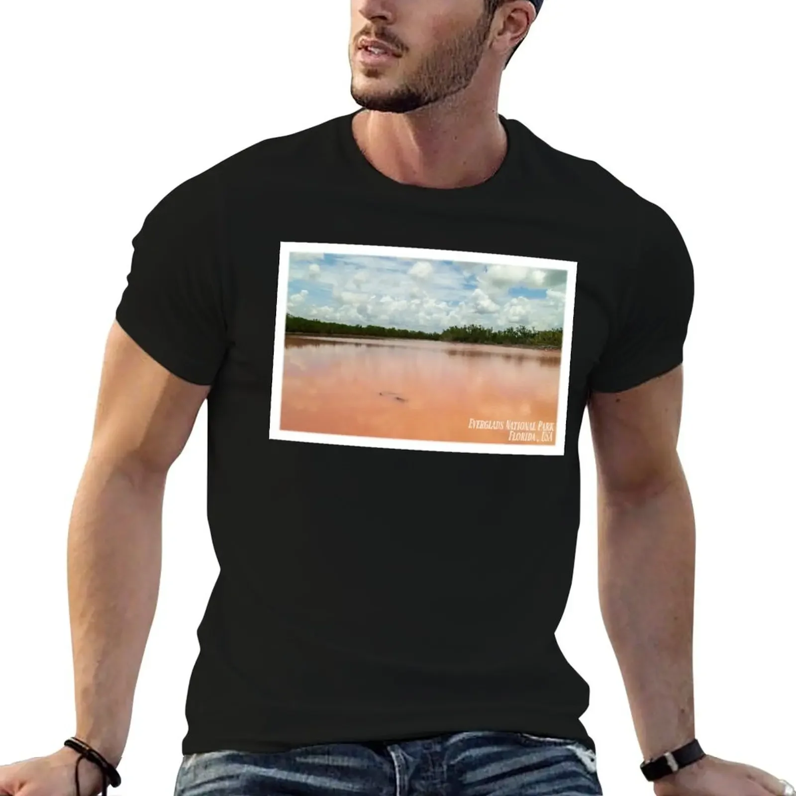 

Pink waters of the Everglades T-Shirt quick-drying vintage t shirts street wear quick drying heavyweight t shirts for men