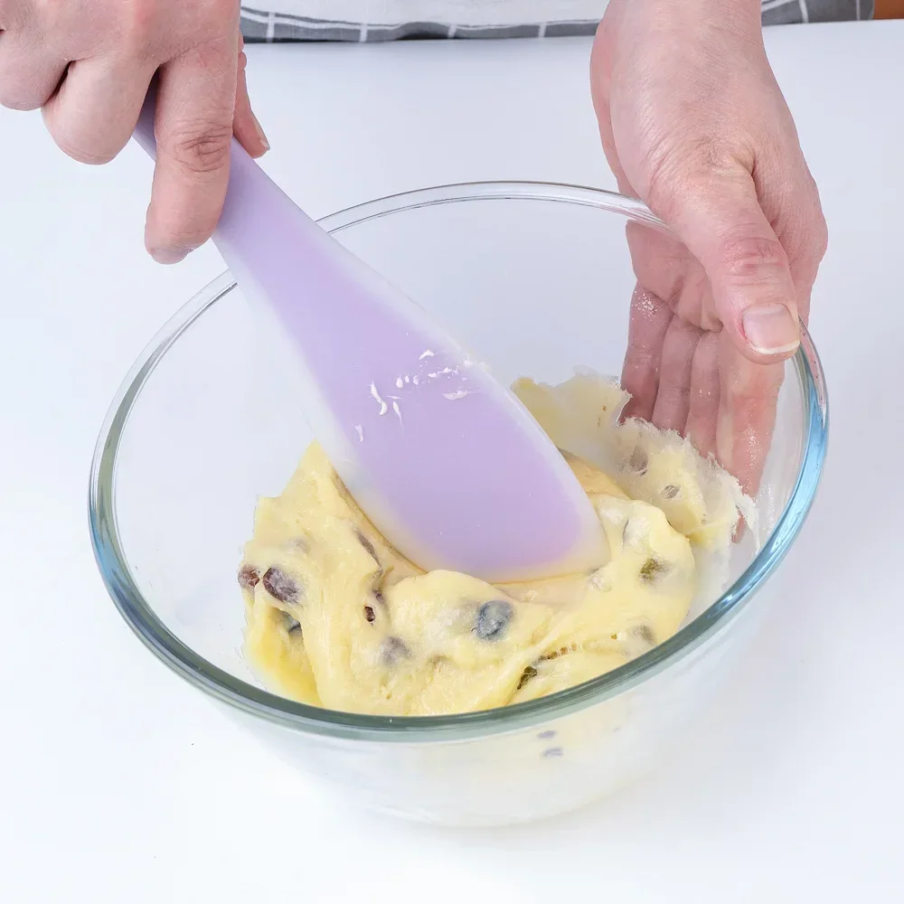 New Multiple All-Inclusive Silicone Spatula Kitchen Espatula Cooking Utensils Non-deformable Soft Baking Spatula Butter Scraper