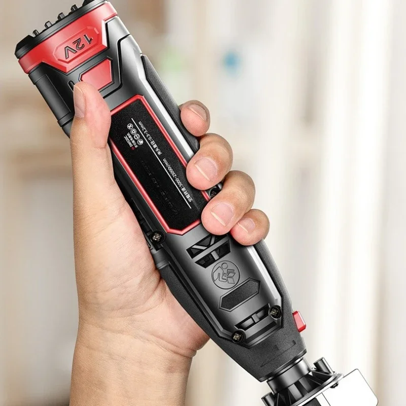 Utility Electric Grinding Chain Grinder Machine File Grinder Emery Grinding Head Mini Lithium Electric Durable Battery Life