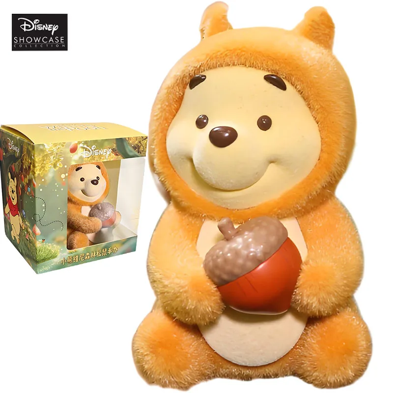 

Оригинальный гаражный комплект Disney, Винни-Пух, Винни-Пух, лесная белка, аниме, фигурки, игрушки, подарок для мальчиков, модель, украшения