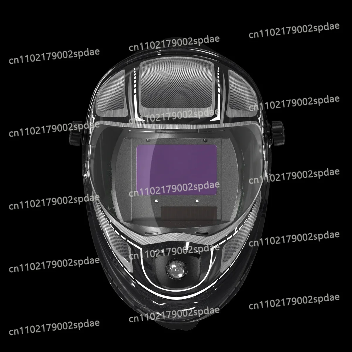 Welding Helmet with Light,Panoramic 180° Large Viewing Powered Air Purifying Respirator Auto Darkening Welding Helmet