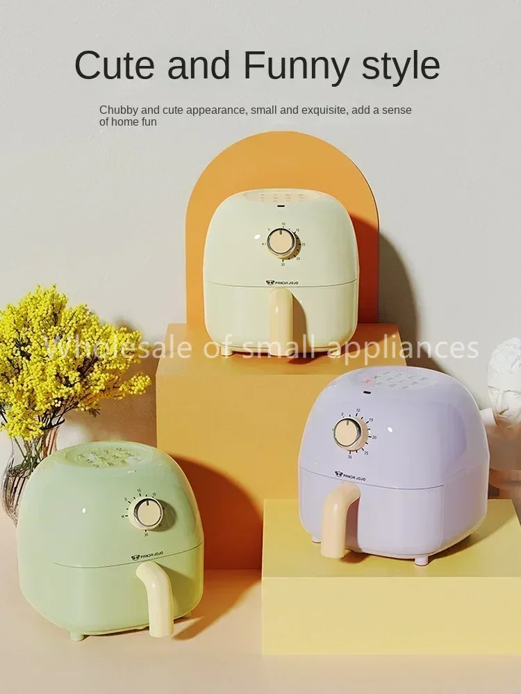 

Pandajojo mini air fryer 2L home dormitory low-power oven fully automatic oil-free electric frying in one