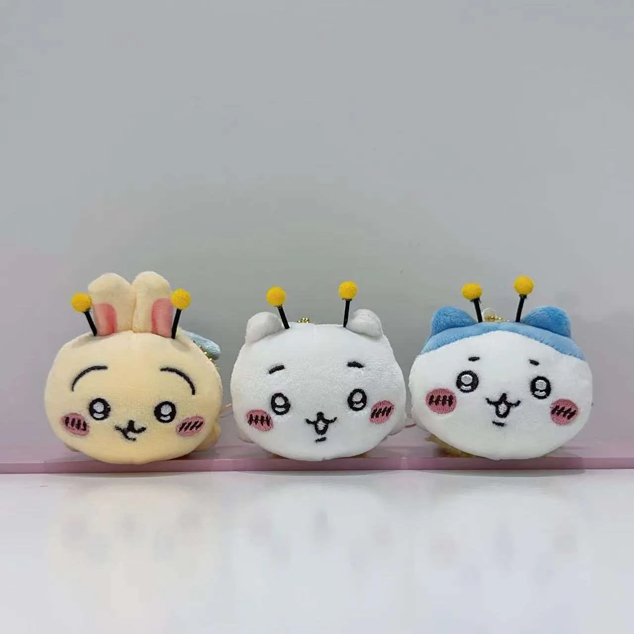 Chiikawa Cute Bee Series Plush Doll Keychain Backpack Decoration Accessories New Style Hachiware Usagi Christmas Birthday Gifts