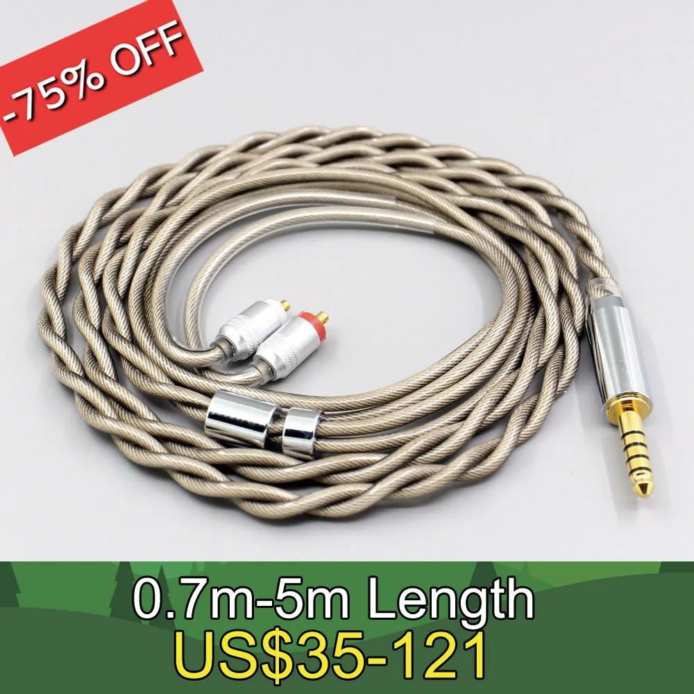 

Type6 756 core 7n Litz OCC Silver Plated Earphone Cable For Sony XBA-H2 XBA-H3 XBA-Z5 xba-A3 xba-A2 2 core 2.8mm LN007837