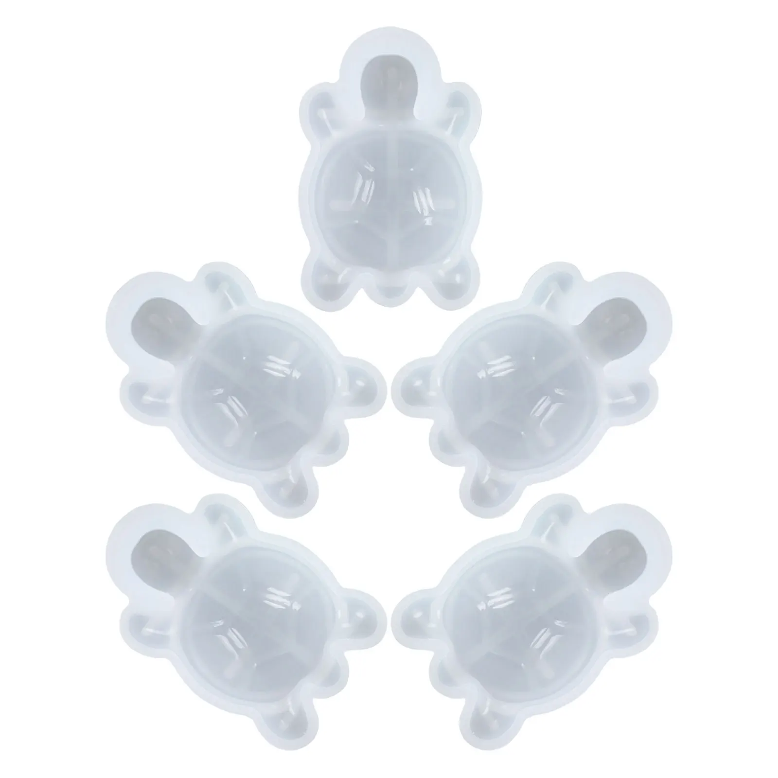 

5Pcs Small Turtle Silicone Molds 3D Resin Casting Mold for Epoxy DIY Crafts Marine Animal Ornament Sustainable Reusable Tool