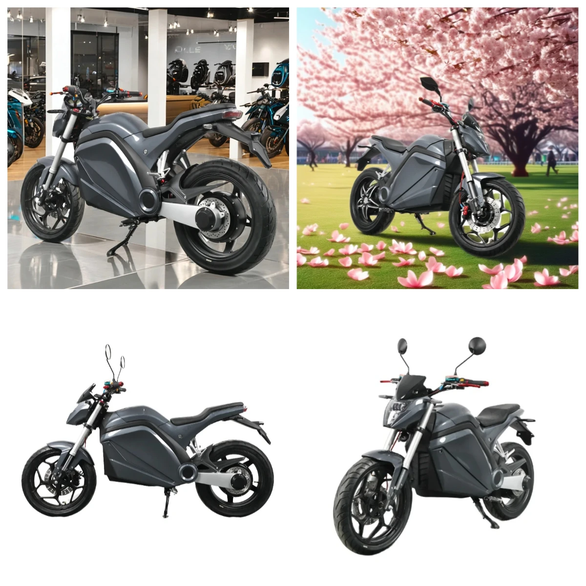 

STLF UniquelyDesigned Powerful72VElectric Motorcycle for Adults Streetbikes with 3000W Motor 2000W Battery Off-Road Capabilities