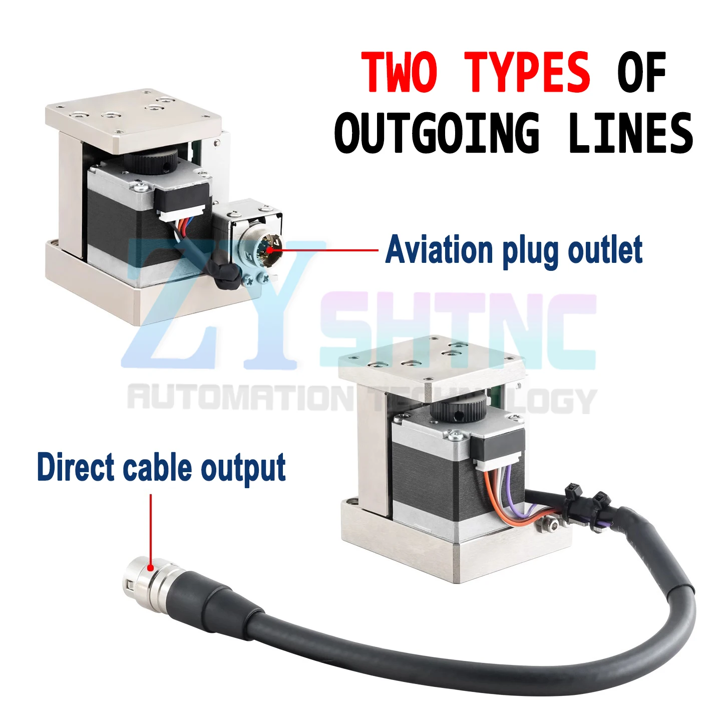 Z-axis stainless steel electric fine-tuning displacement platform, visual alignment precision lifting table, optical experiment