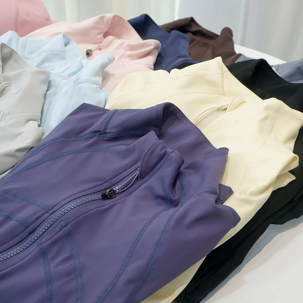 Spring New Collection: Thin Stand-up Collar Fitted Jacket, Running Sports Jacket, Fitness Yoga Top image 2
