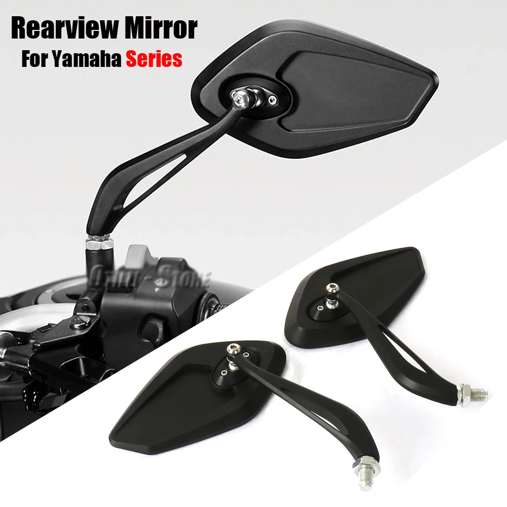 Motorcycle Side Rearview Mirrors Universal For Yamaha MT-07 MT07 MT-09 MT09 MT-10 Tracer 700 TRACER 900 XSR700 XSR900 XJ6