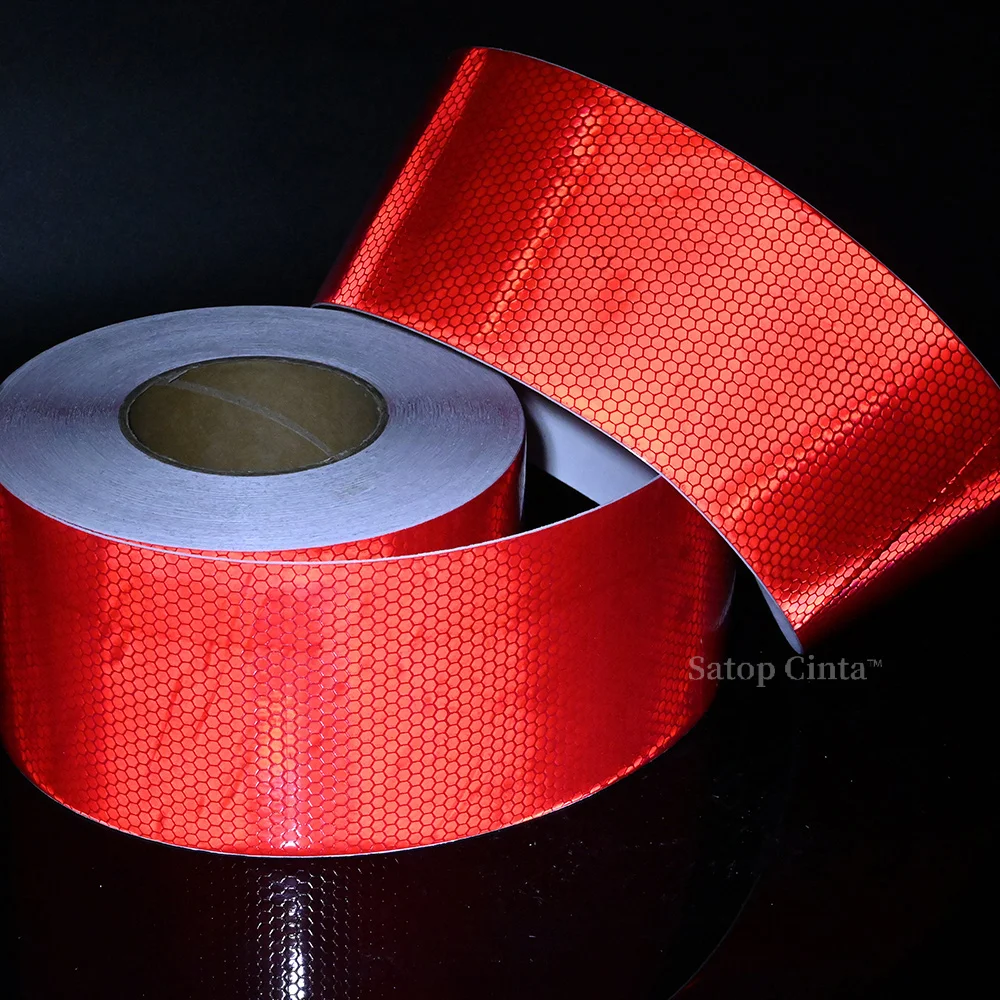 10cm*5m Waterproof Reflective Tapes Self-Adhesive White Red Fluorescent Yellow Outdoor Safety Caution Reflector Stickers For Car