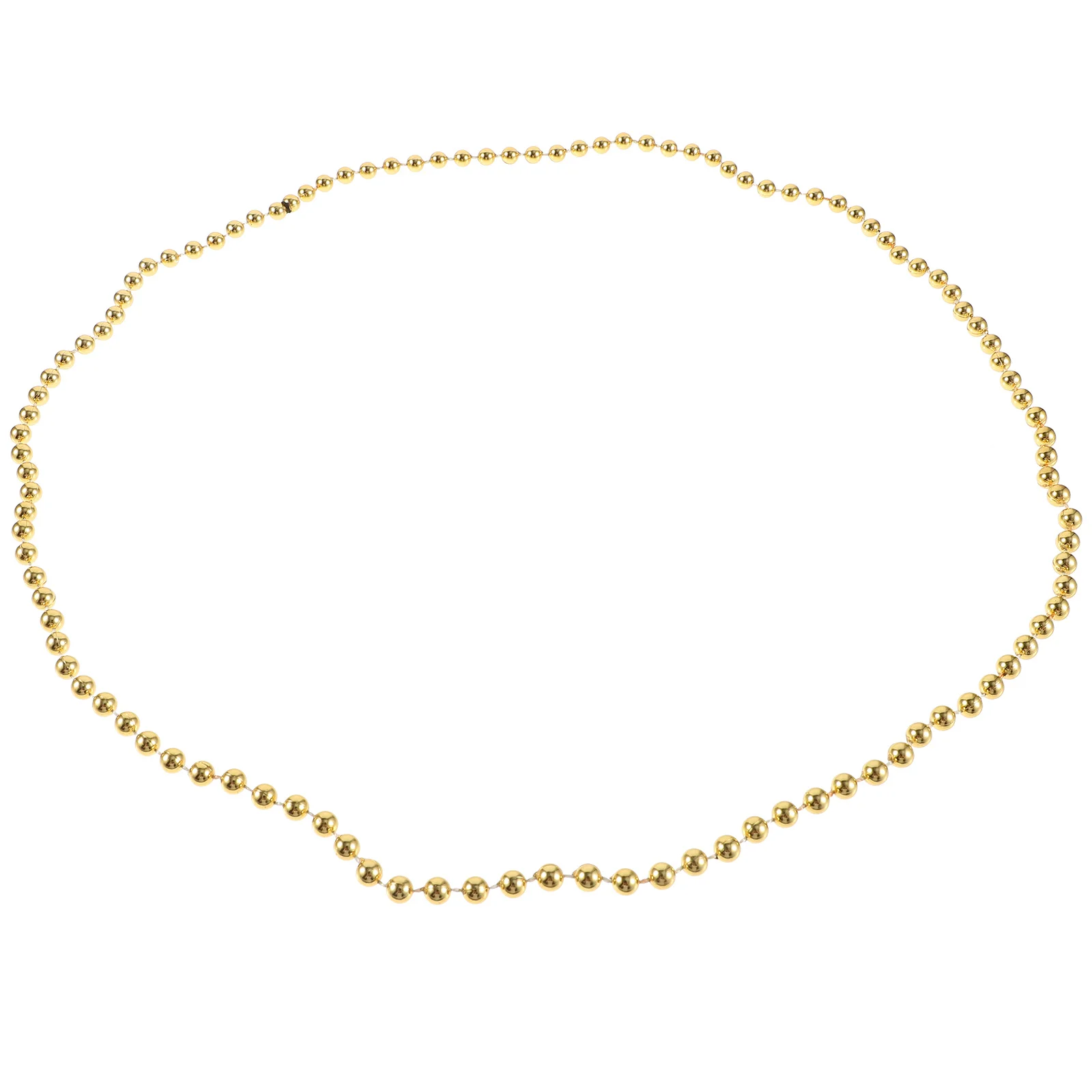 

5Pcs Mardi Gras Beads Chain Necklace Durable Lightweight Beaded Necklace Party Festival Supplies Mardi Gras Beaded Chain
