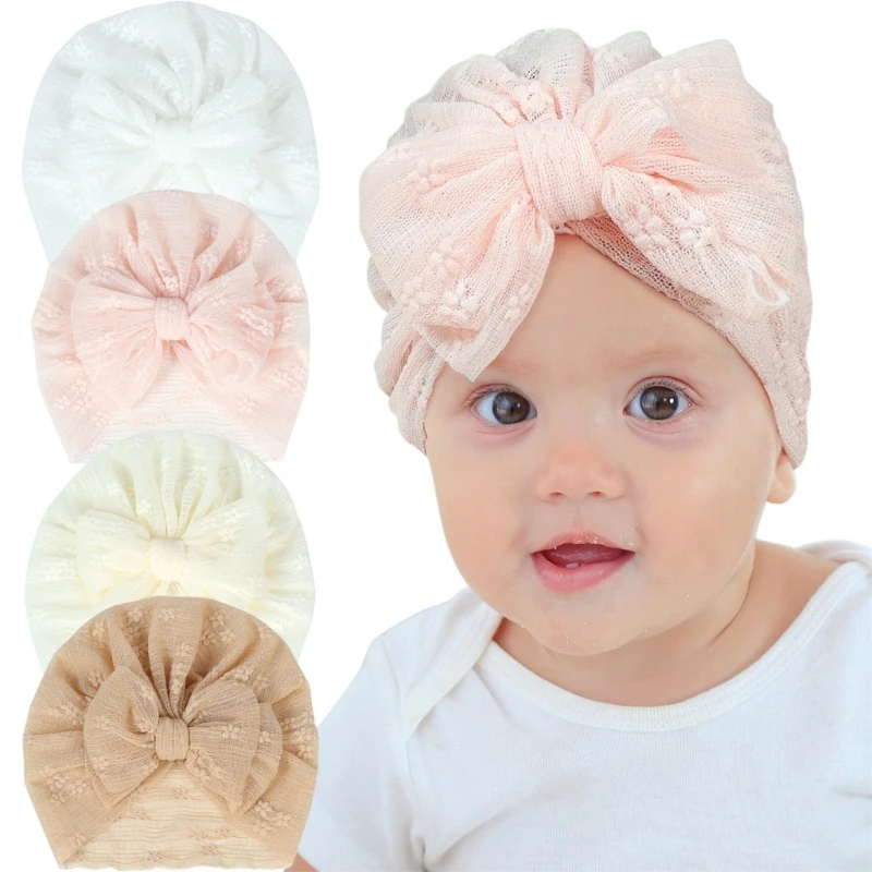 Colorful Baby Turban Newborn Baby Girl Hospital Hat Nursery Beanie Headwrap