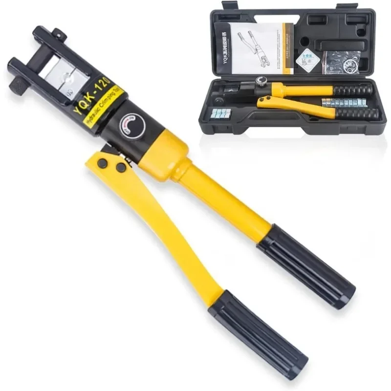 

8 Ton Hydraulic Cable Lug Crimper Pliers Hand Operated Hydraulic Crimping Tool Kit Wire Terminal Lug Battery Crimping Crimper