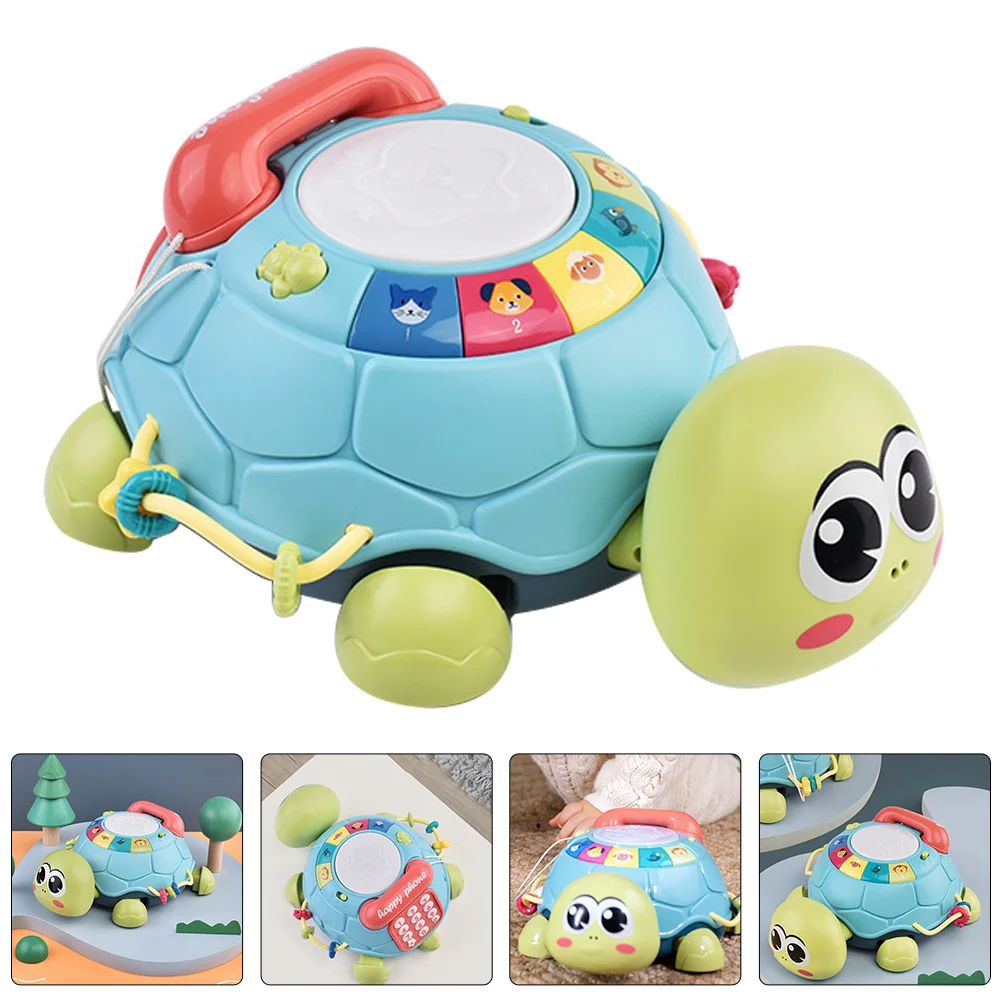 Machine d'éducation précoce tortue, apprentissage interactif, Musical pour les tout-petits, lecteur de musique, développement sensoriel des bébés
