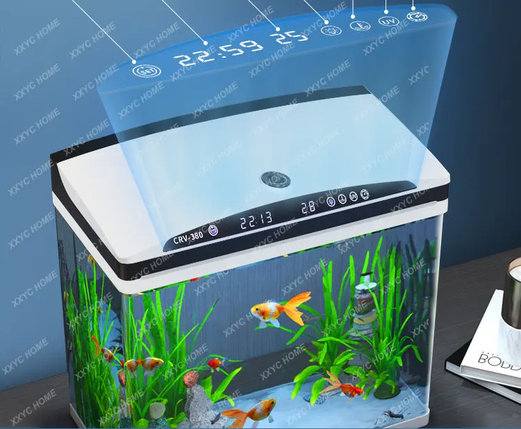 Smart Constant Temperature Fish Tank Living Room Small New Homehold Aquarium Lazy Change Water Self-Circulation Desktop