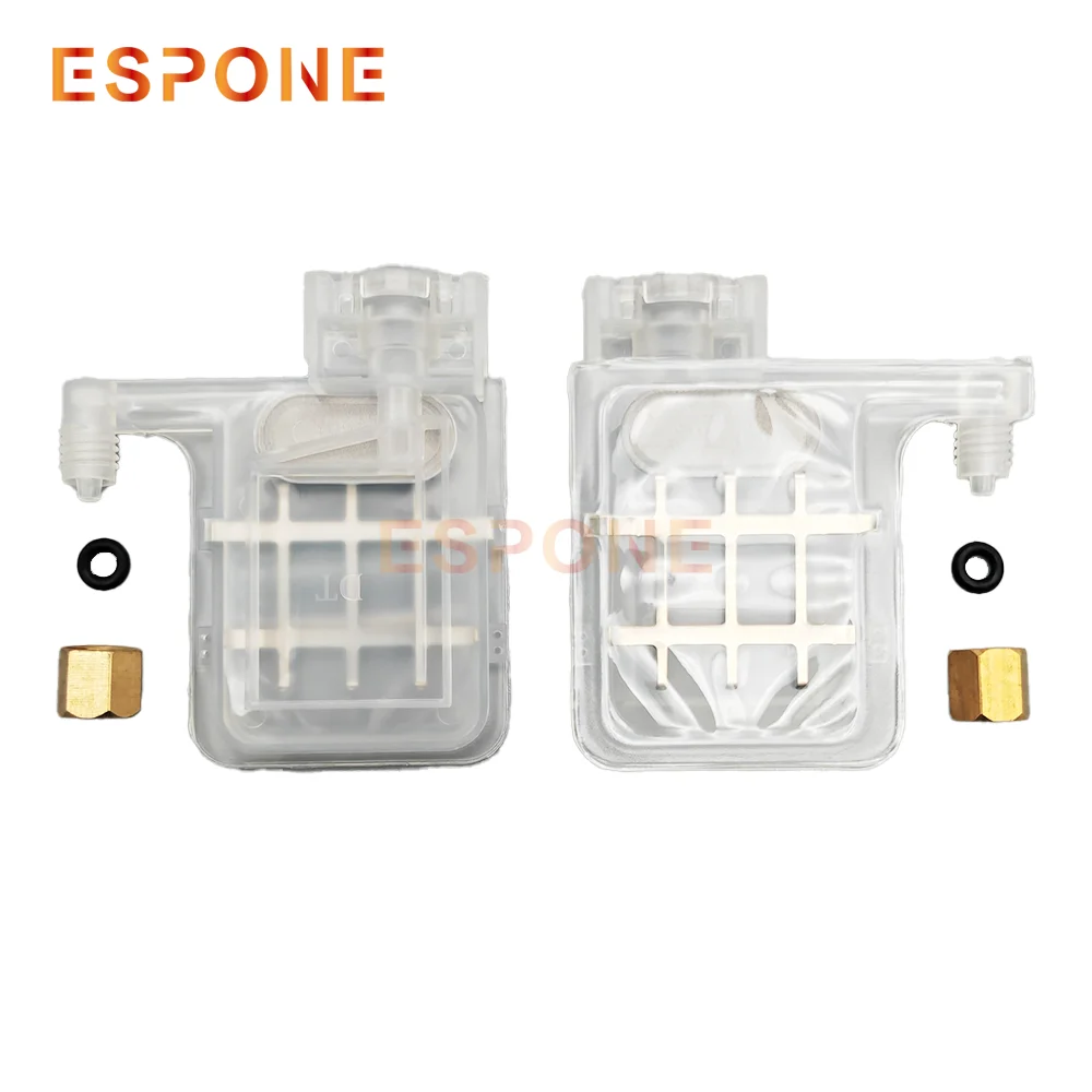 ESPONE 10PCS transparent DX5 big ink damper For Epson DX5 XP600 4720 i3200 5113 Print head Eco Solvent Printer Plotter