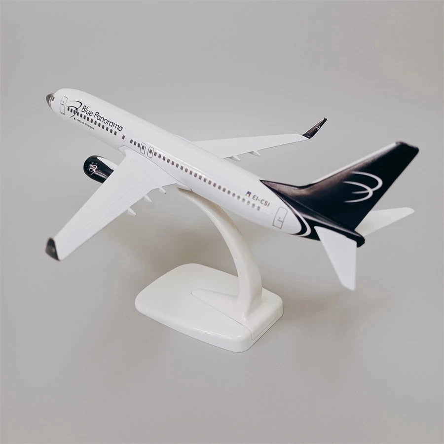 20cm alloy metal Alitalia Blue Panorama B737 Airlines aircraft model Cast aircraft Model aircraft Collection