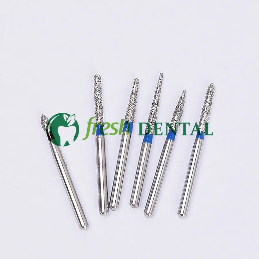 

24PCS Dental Burs Set With Holder High Low Speed Diamond Bur Porcelain Preparation Bur Polishing Shoulder Pads needle SL315