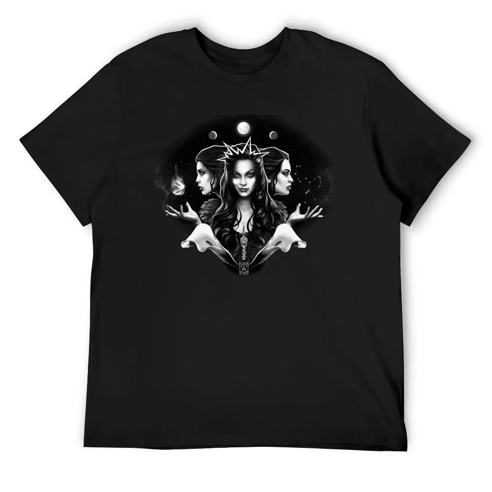 

Hekate - greek goddess T-Shirt vintage graphic tee hippie clothes Men's t shirts