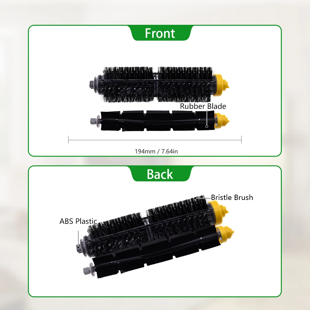 Filter Main Side Brush Compatible with iRobot Roomba 760 761 770 772 774 775 776 780 782 785 786 790 Vacuum Cleaner Accessories