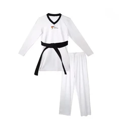 The latest tight-fitting stretch quick-drying taekwondo Uniforms Unisex competition suit combat fighter uniforms 110-210cm