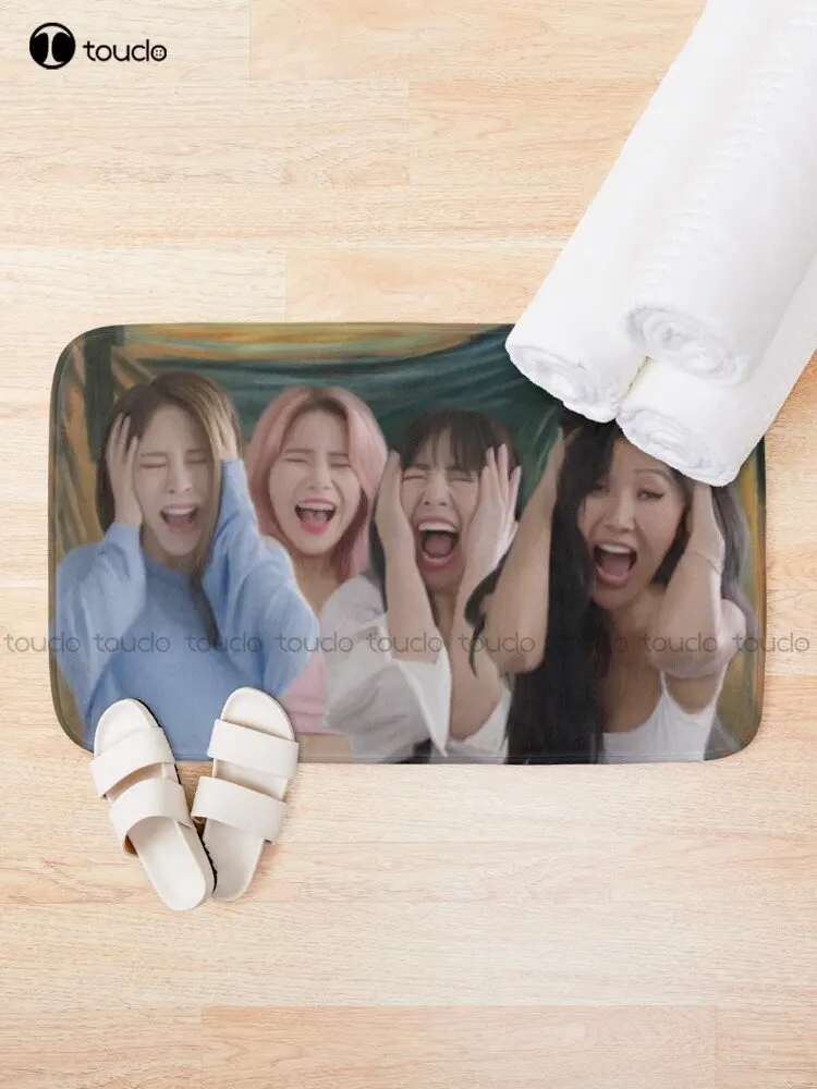 Mamamoo Scream Polymères de bain, tapis de bain pour la douche