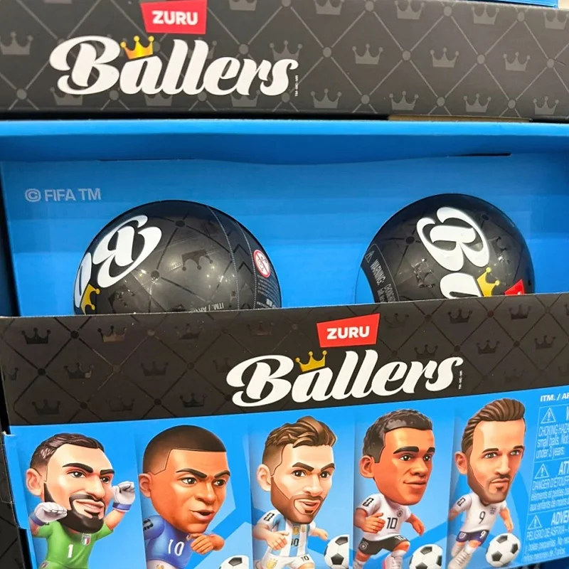 

Zuru 2026 Ballers Fifa World Cup Official Licensed Blind Box FigurineSurprise Ball Star Handheld Blind Box Messi, Mbappe, Ronald