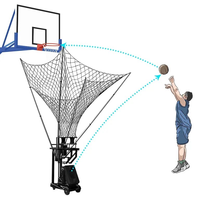 Automatic Shooting Machine Basketball Intelligent SIBOASI K2100A Training Machine For Basketball