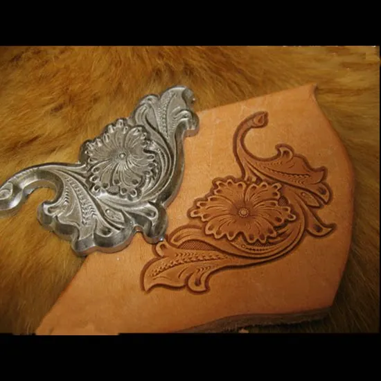 

Leather Carving/printing/impression/mold/label/Tang Grass Pattern DecorationGrass Trademark