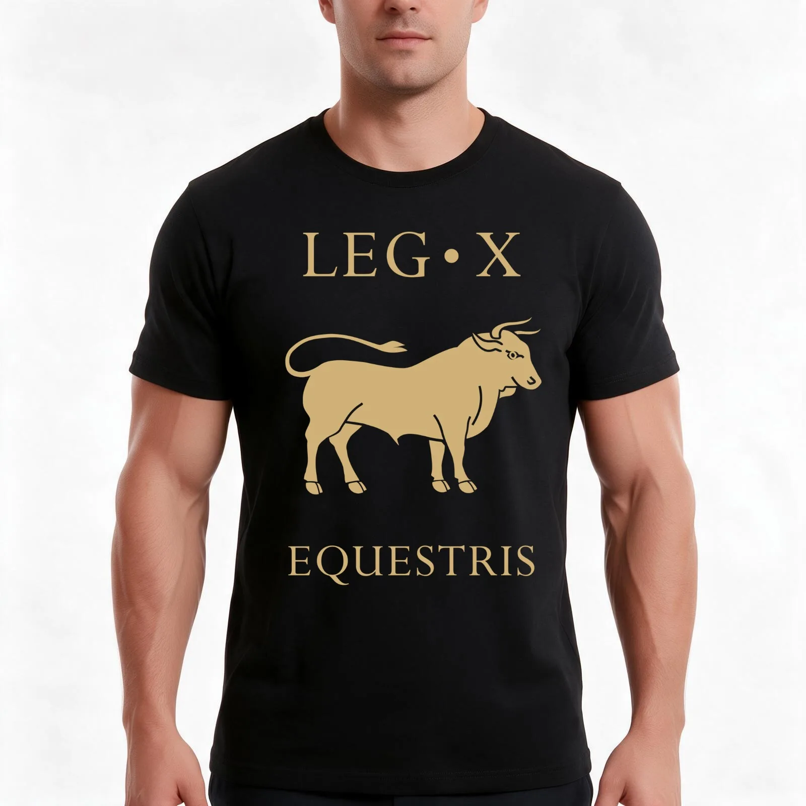 Legio X Equestris - Caesar’s Favorite Legion T-Shirt Summer Casual Cotton Tee Oversized Streetwear Tops Vintage Graphic Print