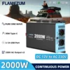純粋な正弦波インバーター,連続電力,2000w,4000w,dc 12vからac 230v,50hz,euプラグ,車の電圧計コンバーター,液晶 1
