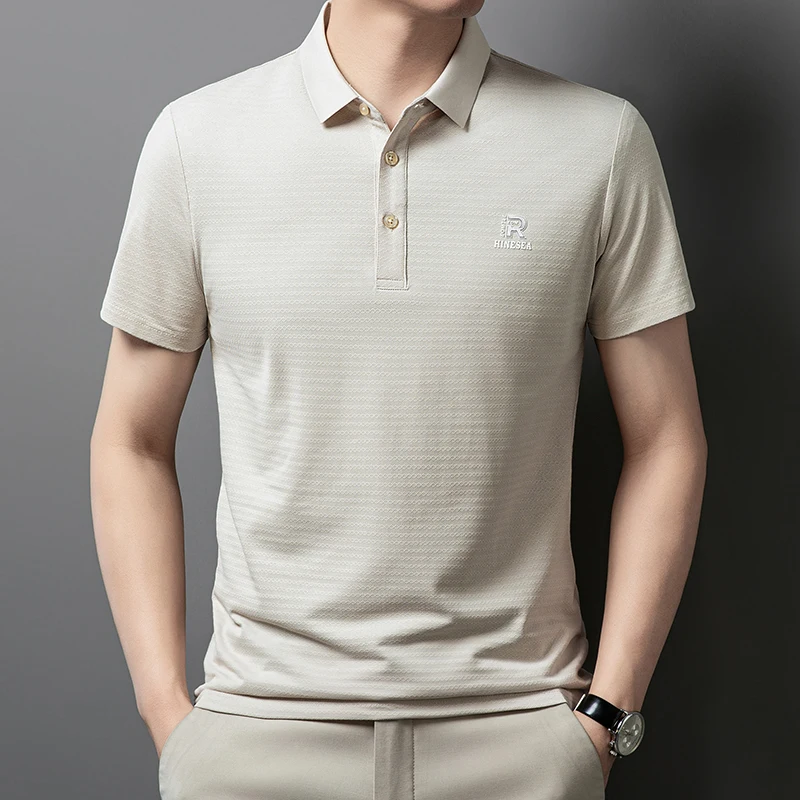 

Men's Summer Business Leisure Fashion Versatile Top Short Sleeved POLO Shirt