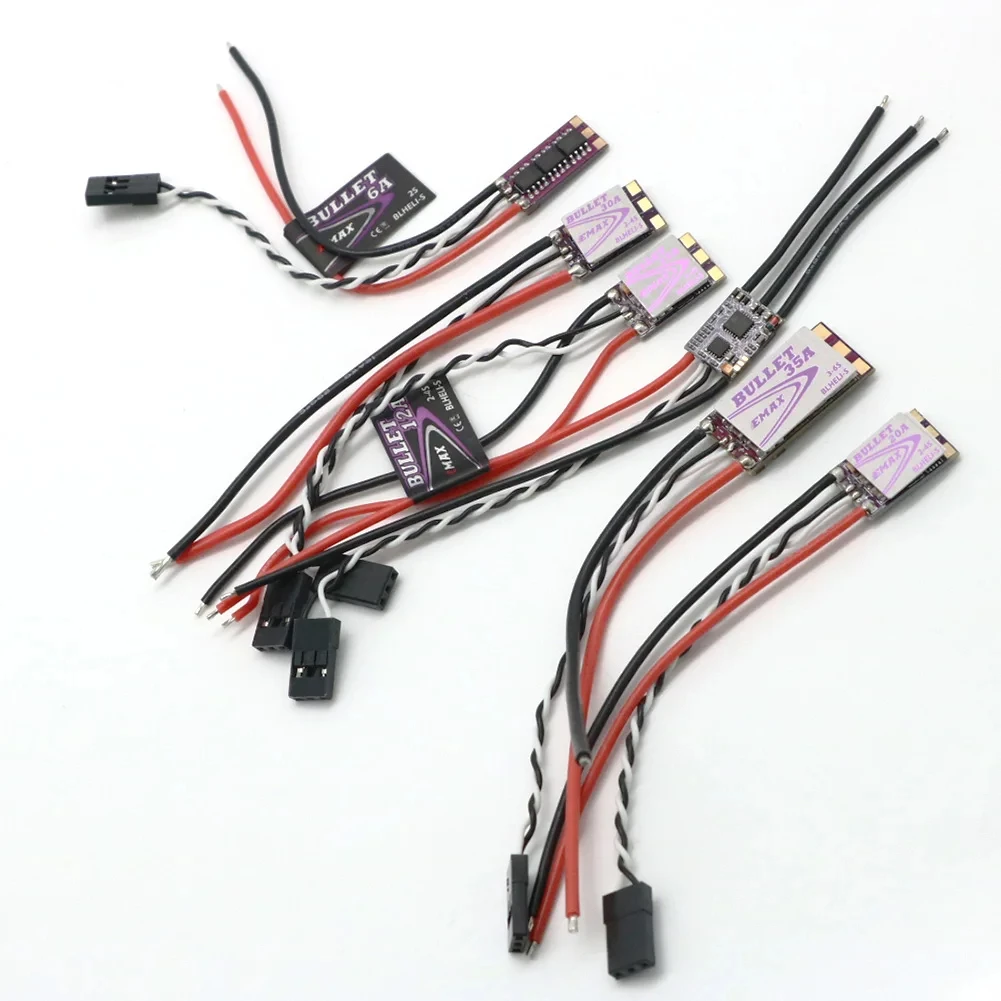 EMAX Bullet Speed Controller ESC 6A/ 12A/ 15A/ 20A/ 30A /35A obsługuje DSHOT do multicoptera quadcoptera FPV