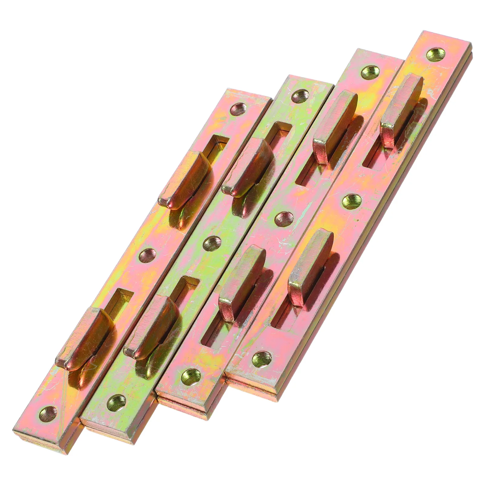 

4pcs Rail Brackets Heavy Duty Iron Connector For Wooden Metal Beds Bed Frame Hardware Fittings Universal Bed Rail Support
