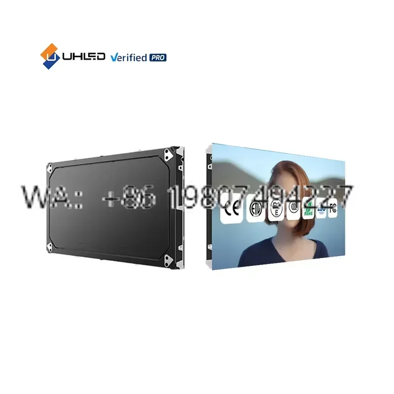 for UHLED 8K 4K Fine Pitch COB LED Display P1.2 P1.5 Micro Led Video Wall Indoor Seamless Screen Panel for Home Theater