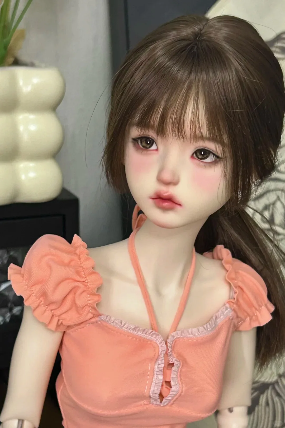 

Новая улыбающаяся девушка 42 см sd кукла BJd 1/4- kala + jingyuti модель из смолы игрушка подарок на день рождения DIY макияж